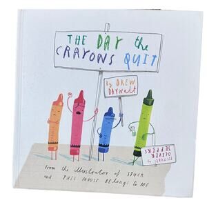 The Day the Crayons Quit by Drew Daywalt children's hardback book ages3-6